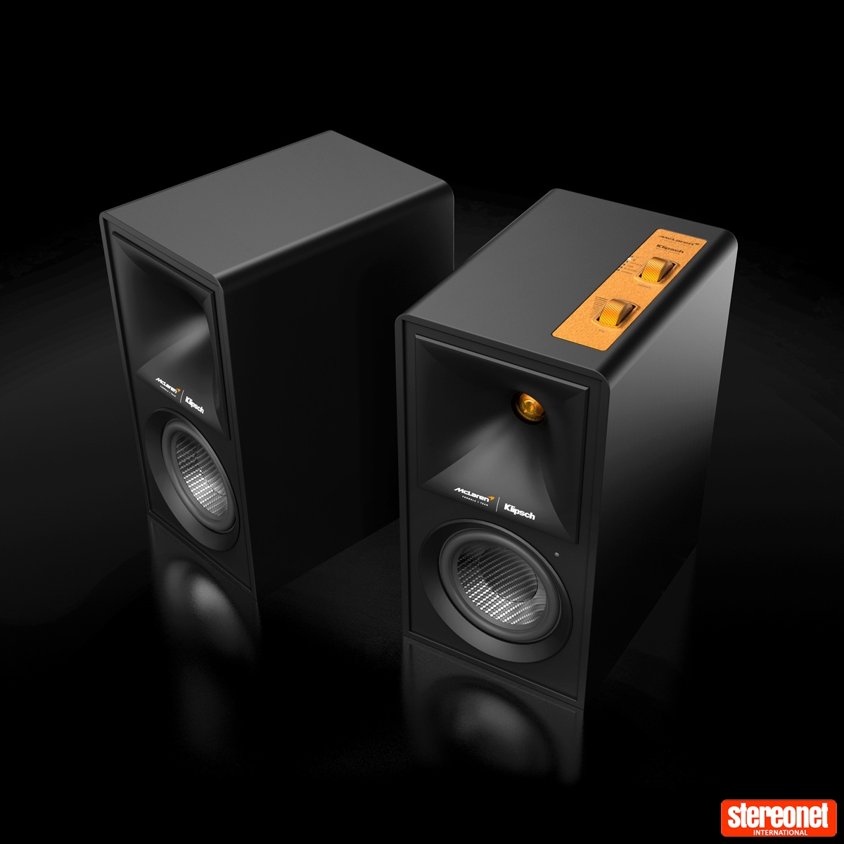 module Krijt getuigenis Klipsch The Fives Mclaren Edition Powered Speakers Review | StereoNET North  America