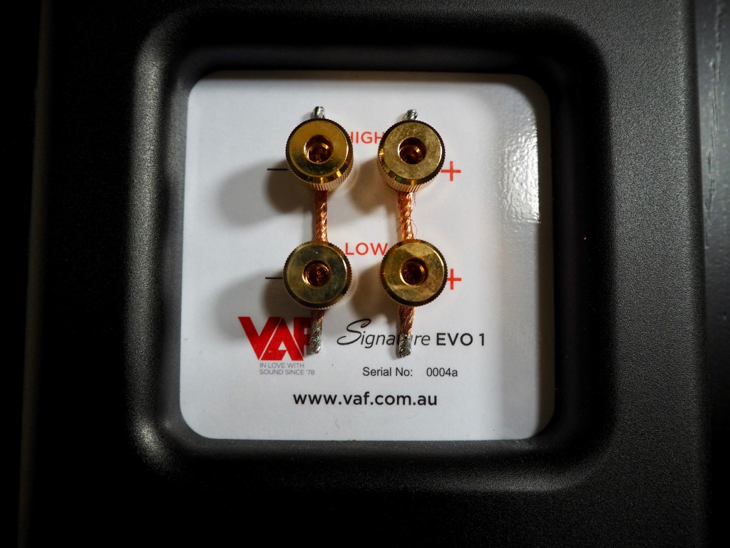 VAF Research EVO1 Loudspeakers Terminals