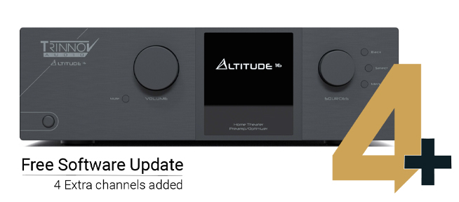 Trinnov Audio Adds Four More Channels to Altitude AV Processors