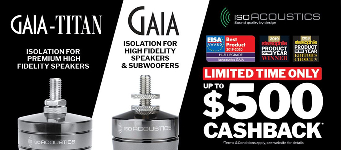 Better Sound and Cash Back with IsoAcoustics
