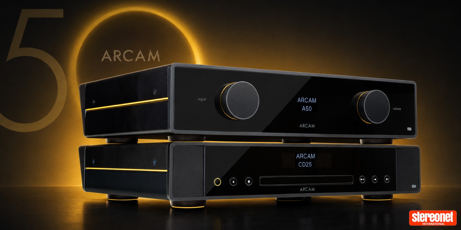 ARCAM A50 Signature & CD25 Break Cover At HIGH END Vienna