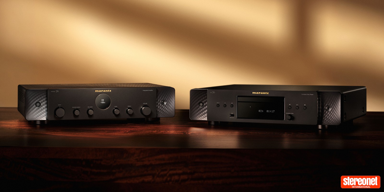 MODEL 70 Amplifier and CD 70 Player: Modern Marantz Entry-Level Separates