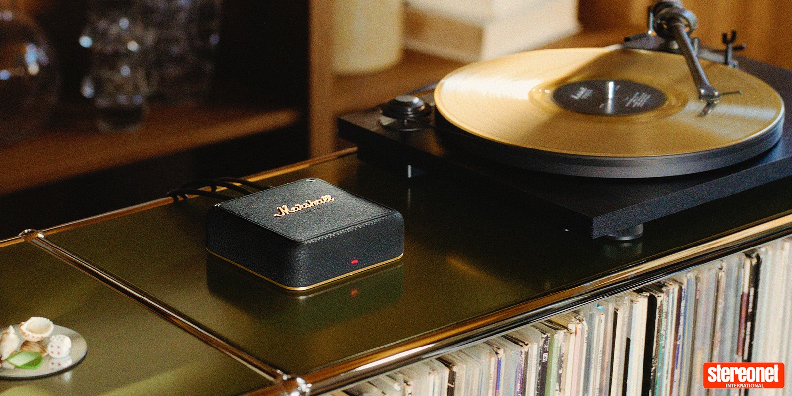 Marshall Heddon Wi-Fi Hub Unifies Multi-Room Streaming & Vinyl Playback