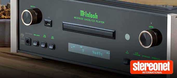 MCINTOSH RELEASES NEW SACD PLAYER AND MUSIC STREAMER