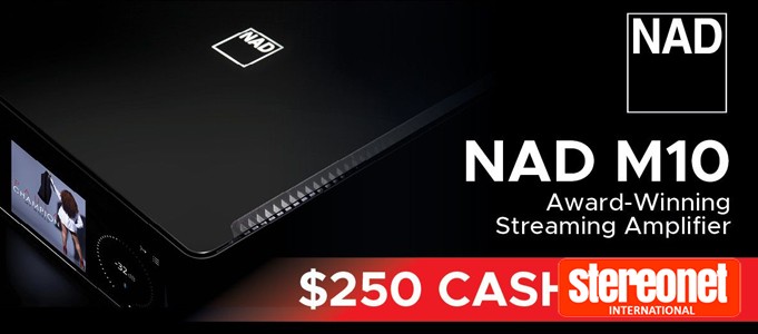 Cashback Offer with NAD M10 BluOS Streaming Amplifier