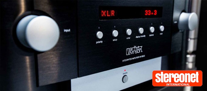 MARK LEVINSON NO585.5 FLAGSHIP INTEGRATED AMPLIFIER EMBRACES VINYL