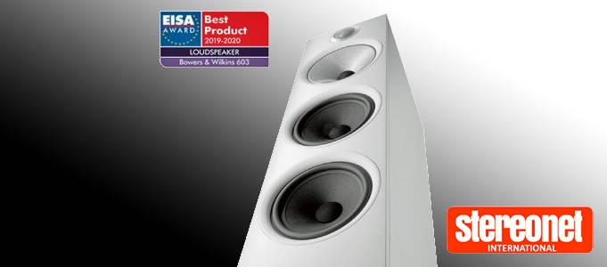 BOWERS & WILKINS 603 AWARDED LOUDSPEAKER OF THE YEAR