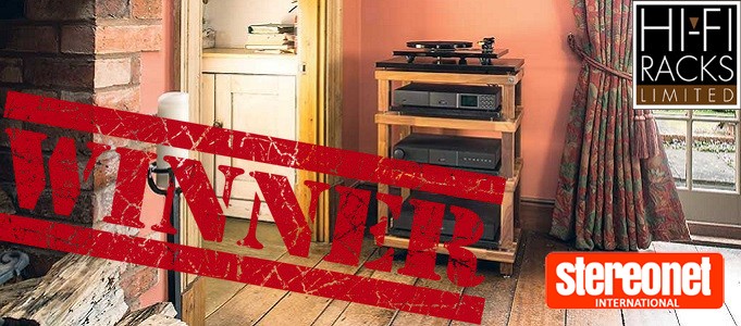 WINNER OF THE HI-FI RACKS £1,000 PRIZE DRAW ANNOUNCED!