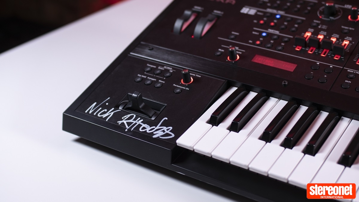 Nick Rhodes signed synth